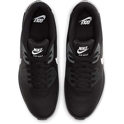 Nike Air Max 90 G Golf Shoes, Black/White, 10.5