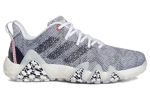 adidas Codechaos 22 Spikeless Golf Shoes, White/Navy/Red, 12