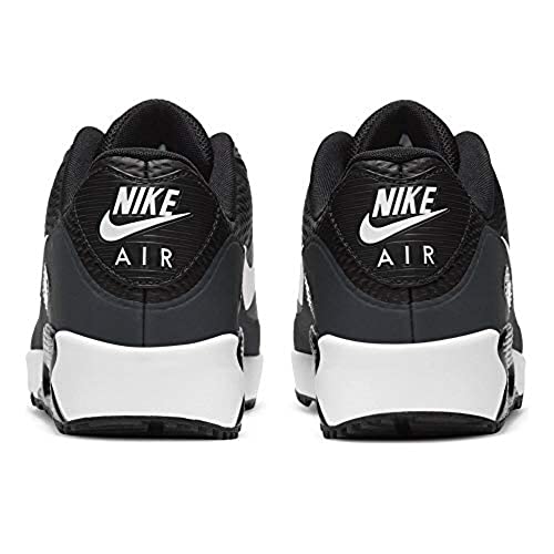 Nike Air Max 90 G Golf Shoes, Black/White, 10.5