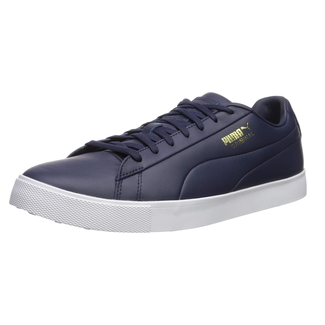 PUMA Men's Original Spikeless Leather Golf Shoe