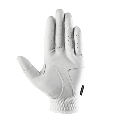 Vice Golf Duro White Golf Glove: Left Hand Medium-Large
