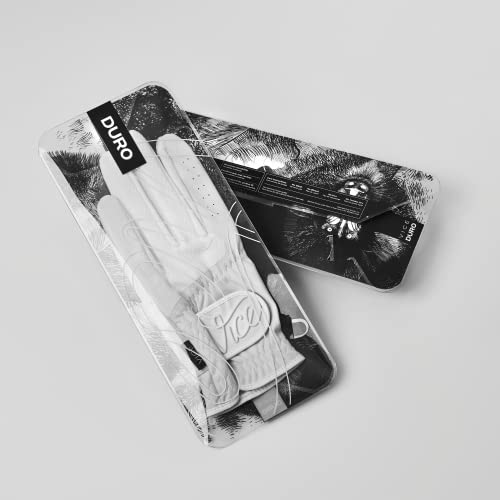 Vice Golf Duro White Golf Glove: Left Hand Medium-Large