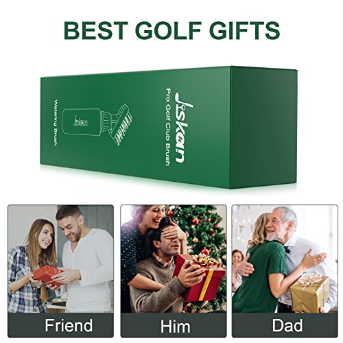 Golf Club Brush Cleaner with Retainer Clip