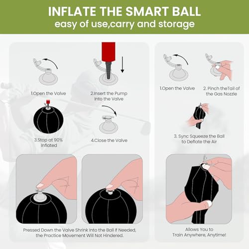 Smart Ball Training Aid for Golfers - Black