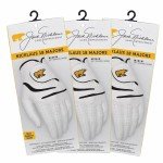 Jack Nicklaus 18 Majors Golf Gloves - White - 3-PACK - Choose Size