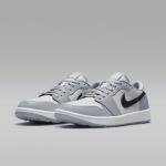 Nike Air Jordan 1 Low Golf Shoes, Ocean Cube/Sanddrift/Black