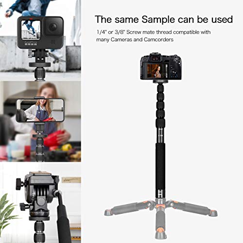 Portable Aluminum Monopod for Compact Cameras