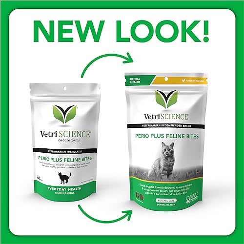 VETRISCIENCE Crunchy Teeth Cleaning Treats for Cats