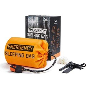 Lightweight Waterproof Bivy Bag with Fire Starter
