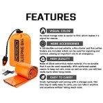 Lightweight Waterproof Bivy Bag with Fire Starter