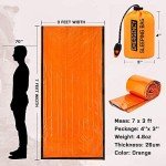 Lightweight Waterproof Bivy Bag with Fire Starter