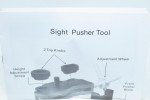 Rotatable Sight Pusher Tool for Front and Rear Sights