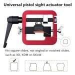 Universal Pistol Sight Pusher Tool - Red