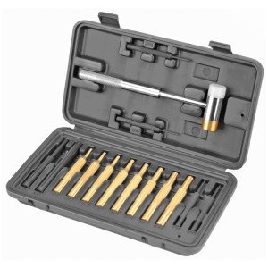 Wheeler Hammer and Punch Set with Brass Punches