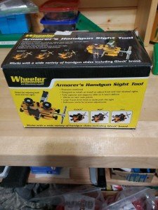 Wheeler Armorers Handgun Sight Tool 710905