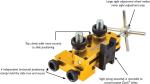 Wheeler Engineering Handgun Sight Tool - Black/Yellow