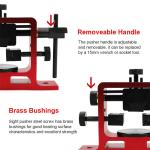 Red Universal Rear Sight Pusher Tool for Handguns