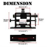 Black Pistol Rear Sight Pusher Tool for Handguns