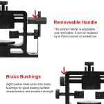 Black Pistol Rear Sight Pusher Tool for Handguns