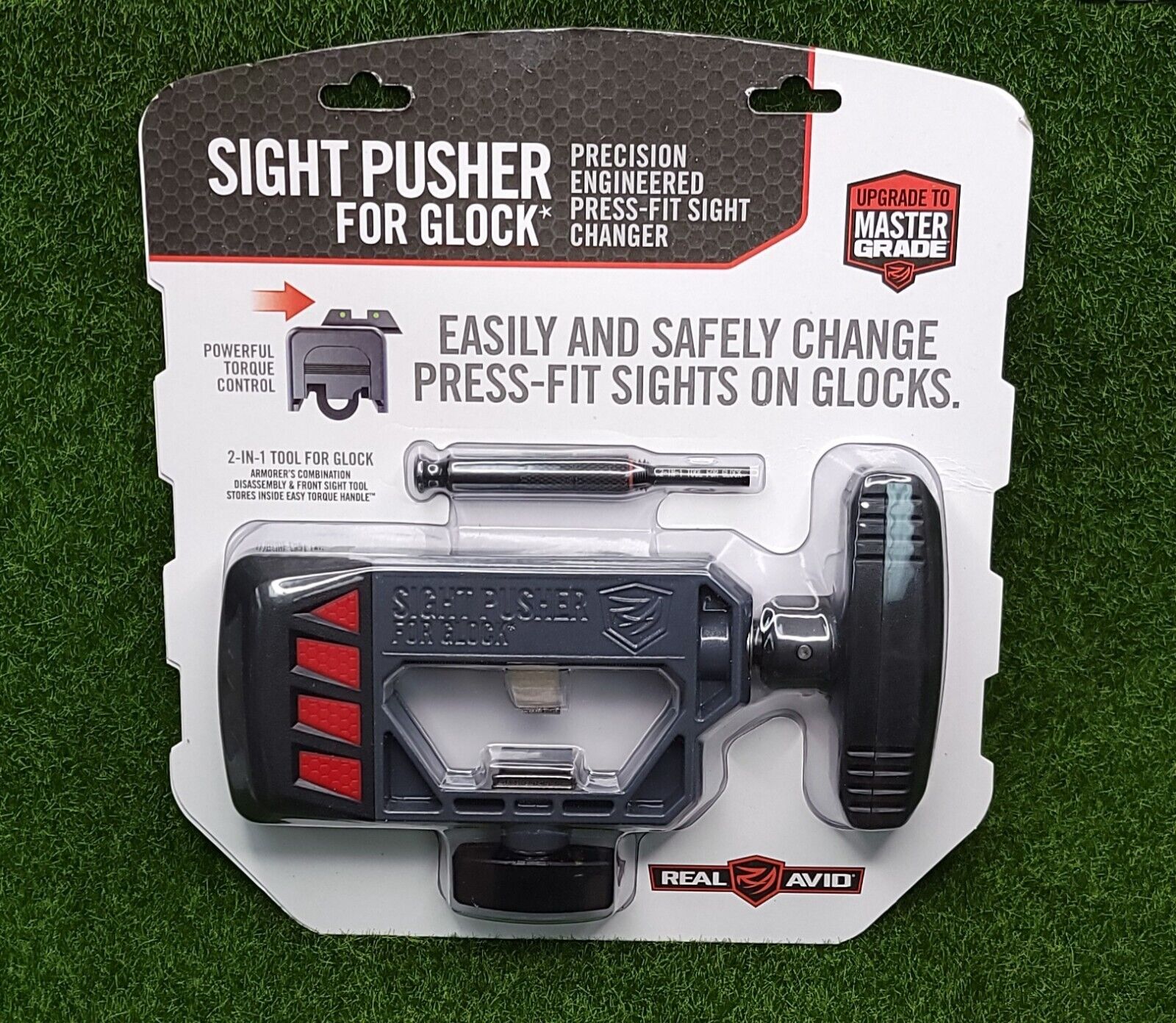 Real Avid Master Sight Pusher Tool For Glock Handguns