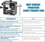 Handgun Sight Pusher Tool for Glock Models
