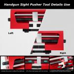 Universal Handgun Sight Pusher Tool for 1911, Glock, Sig