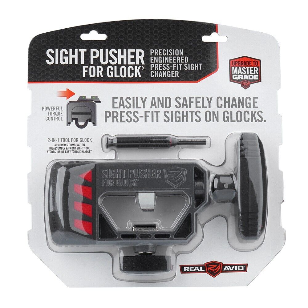Real Avid Master Sight Pusher Tool For Glock Handguns