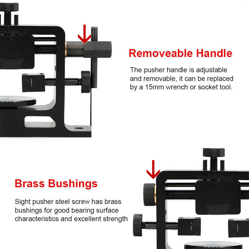 Universal Rear Sight Pusher Tool for Pistol Slides