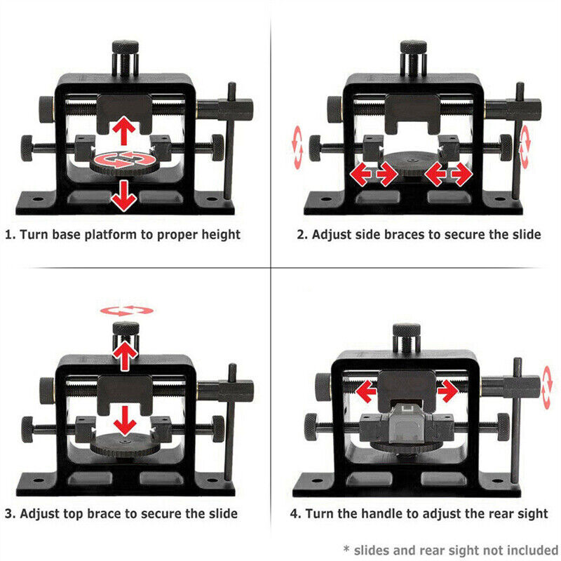 Universal Rear Sight Pusher Tool for Handguns