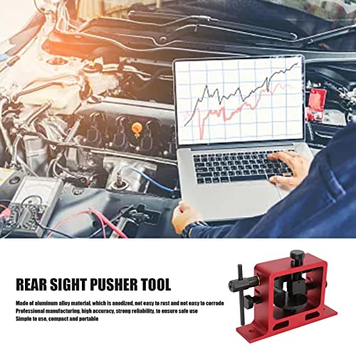 Aluminum Alloy Universal Rear Sight Pusher Tool (Red)