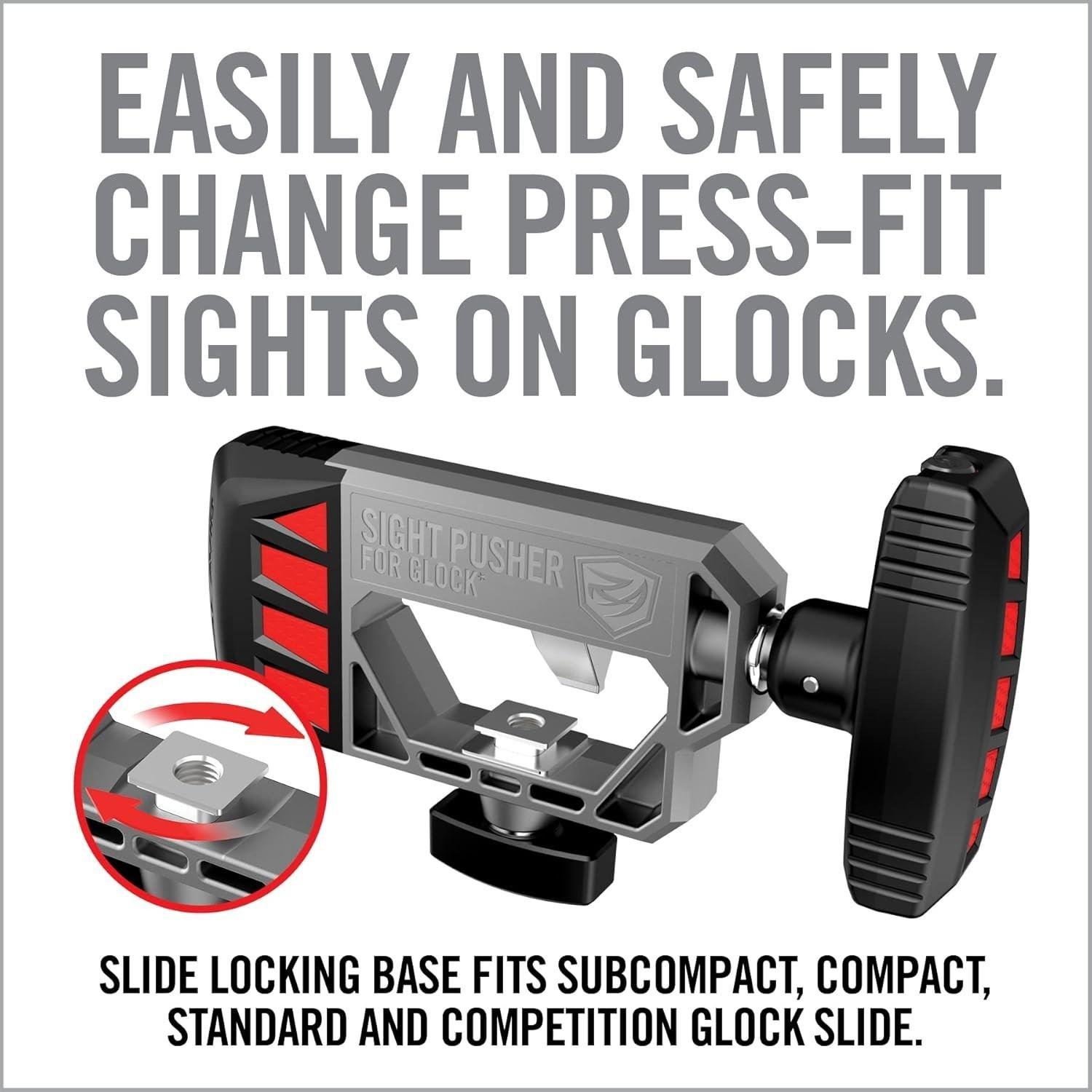 Universal Glock Sight Pusher for Easy Installation