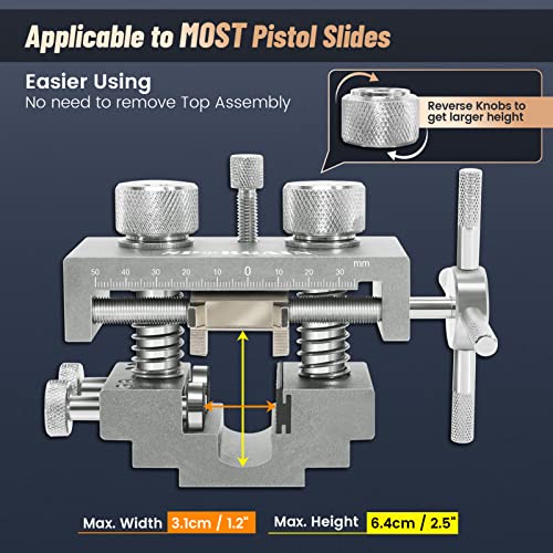 Adjustable Bench Vise for Sight Pusher Tool