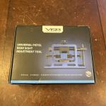 NCStar Universal Pistol Rear Sight Tool - Steel