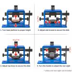 Blue Pistol Rear Sight Pusher Tool for Handguns