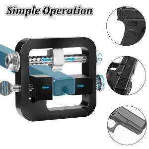 Universal Handgun Rear Sight Removal Tool Kit