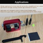 Red Handgun Sight Pusher Tool for Glocks & 1911