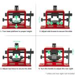 Red Universal Rear Sight Pusher Tool for Pistols
