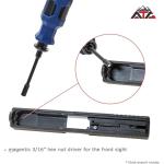 Dovetail Sight Pusher Tool for Glock, Sig, H&K, S&W