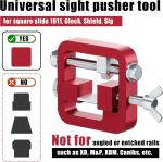 1911 Glock Shield Sig Rear Sight Pusher Tool