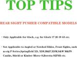 Glock Sight Pusher Tool for Square Slides