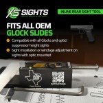 Glock Rear Sight Pusher Tool for DIY Gunsmithing