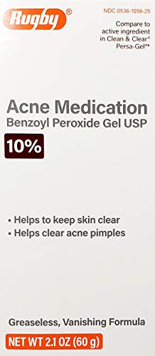 Powerful 10% Benzoyl Peroxide Acne Gel - 2.1oz
