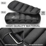 Adjustable Ankle Weights Set for Fitness Workouts