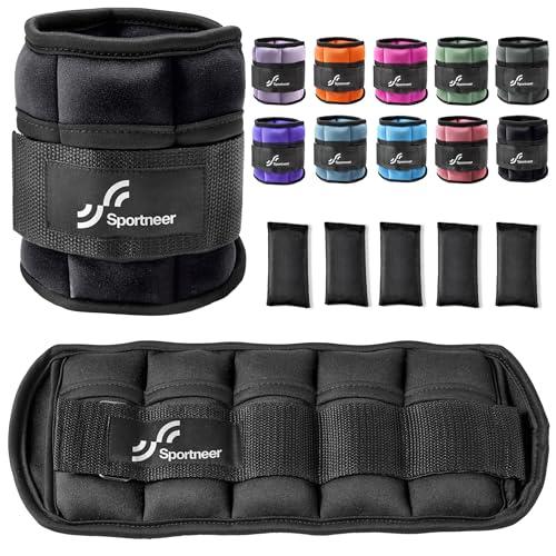 Adjustable Ankle Weights Set for Fitness Workouts