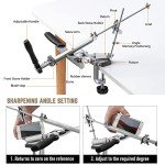Professional Japanese Whetstone Knife Sharpening Kit