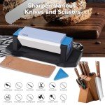 WANTTIK Japanese Whetstone Sharpening Stone Set