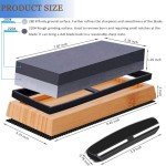 Japanese Whetstone Sharpening Stone Set 220/280