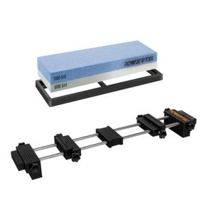 Dual-Sided Japanese Whetstone Set with Non-Slip Base