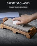 KYOKU Japanese Whetstone Sharpening Stone with Base