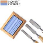 Double Grit Japanese Whetstone for Wood Tools